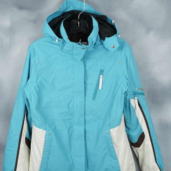 Descente Couture Blue and White Ski & Snow Jacket - Picture 8 of 16